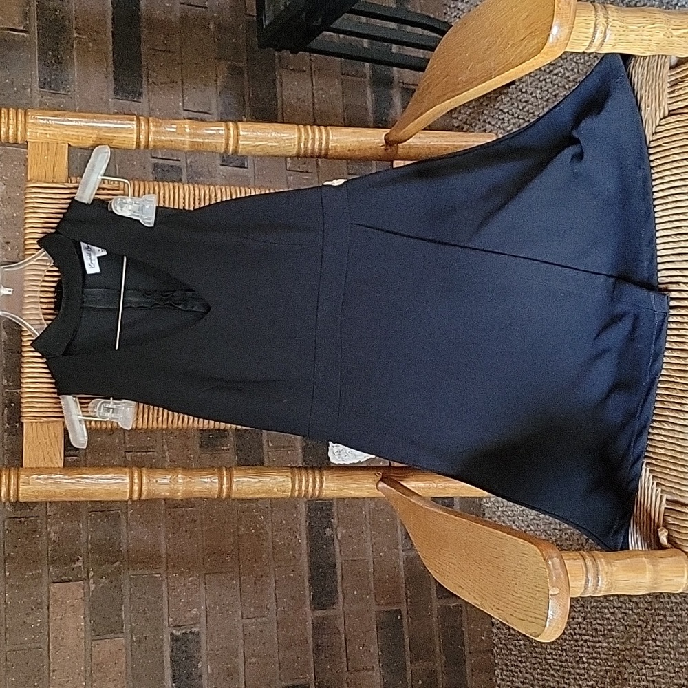 Emerald Sundae choker sleeveless dress, black, size M